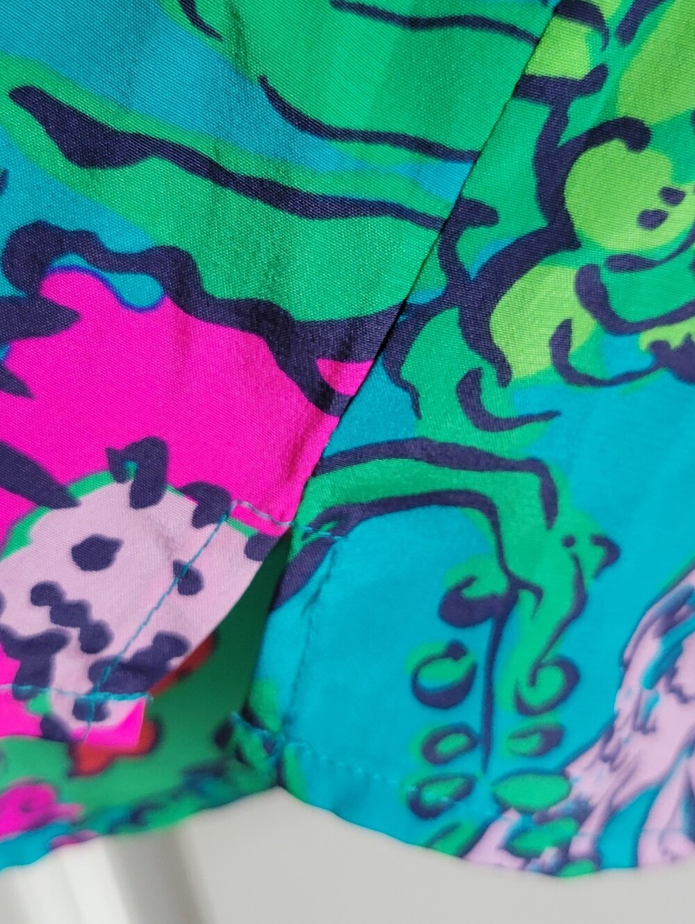 Lily Pulitzer Womens Size Large 100% SILK Blouse - Picture 7 of 10